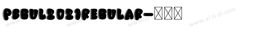 psgul2021regular字体转换