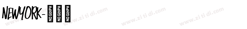 NewYork字体转换