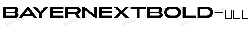 BayerNextBold字体转换