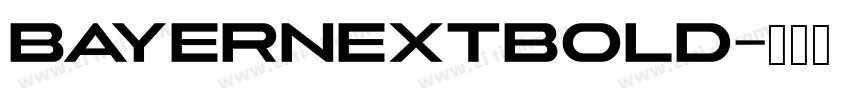BayerNextBold字体转换