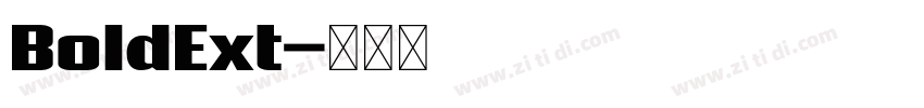 BoldExt字体转换