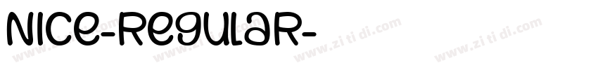 Nice-Regular字体转换