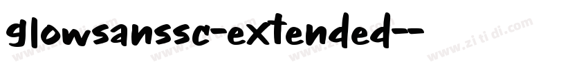 glowsanssc-extended-字体转换