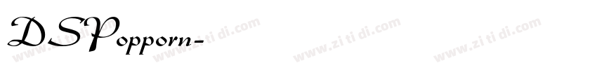 DSPopporn字体转换