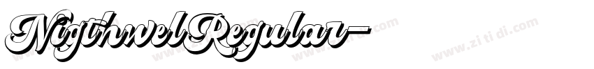 NigthwelRegular字体转换