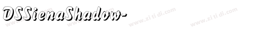 DSSienaShadow字体转换