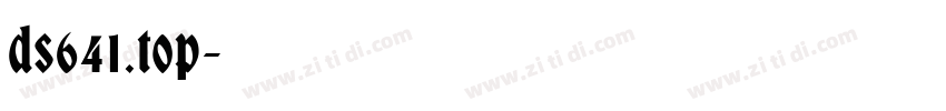 ds641.top字体转换