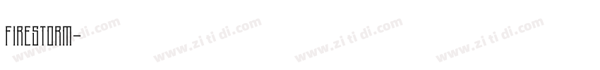 FIRESTORM字体转换
