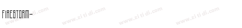 FIRESTORM字体转换