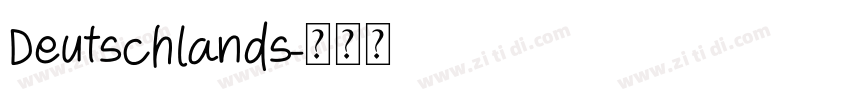 Deutschlands字体转换