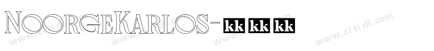 NoorgeKarlos字体转换