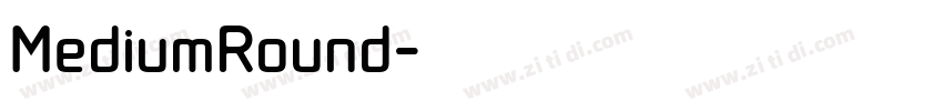 MediumRound字体转换 MediumRound字体转换