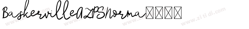 BaskervilleAZPSNorma字体转换