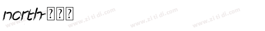 north字体转换
