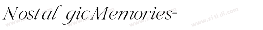 NostalgicMemories字体转换
