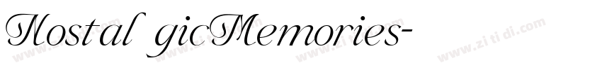 NostalgicMemories字体转换