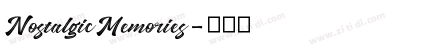 NostalgicMemories字体转换