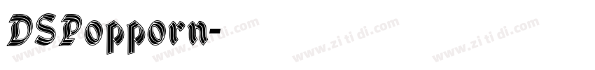 DSPopporn字体转换