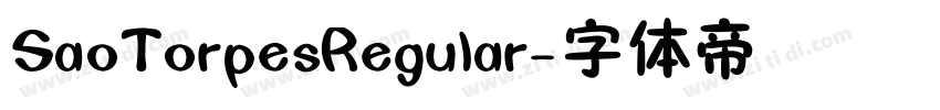 SaoTorpesRegular字体转换