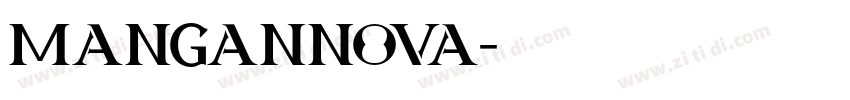 ManganNova字体转换