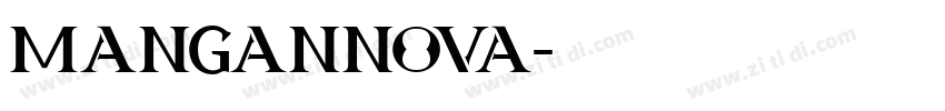 ManganNova字体转换