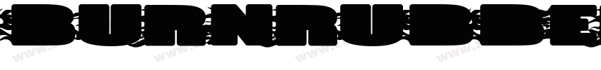 BURNRUBBERRegularot字体转换