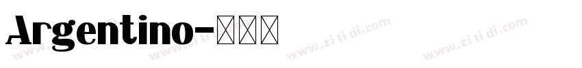 Argentino字体转换