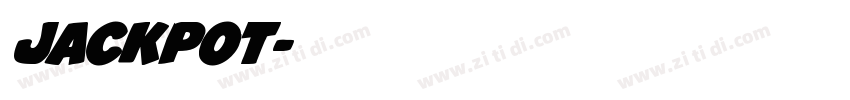 jackpot字体转换