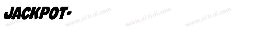 jackpot字体转换