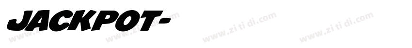 jackpot字体转换