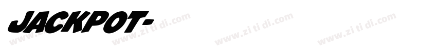 jackpot字体转换