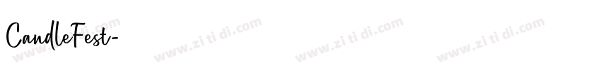 CandleFest字体转换