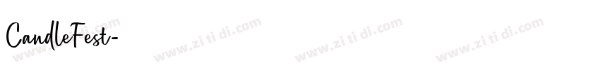 CandleFest字体转换