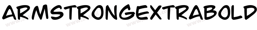 ArmstrongExtrabold字体转换