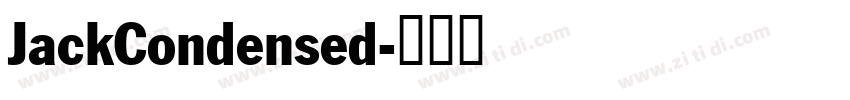 JackCondensed字体转换