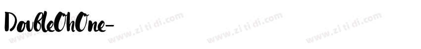 DoubleOhOne字体转换