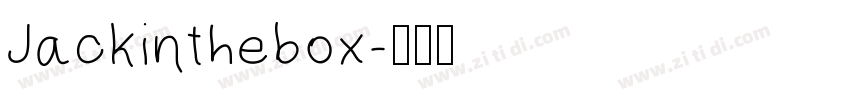Jackinthebox字体转换