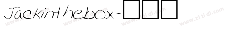 Jackinthebox字体转换