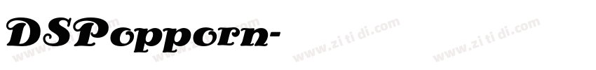 DSPopporn字体转换