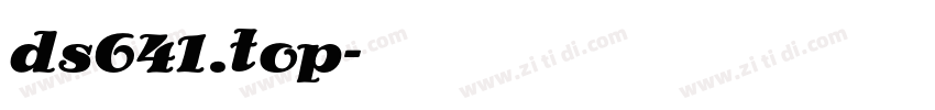 ds641.top字体转换