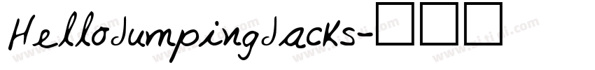 HelloJumpingJacks字体转换
