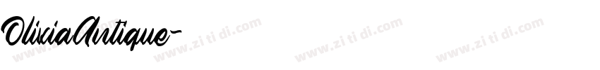 OliviaAntique字体转换