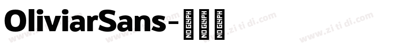 OliviarSans字体转换