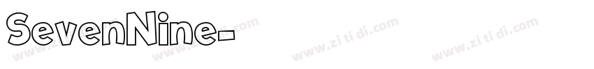 SevenNine字体转换