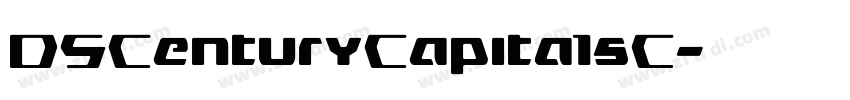 DSCenturyCapitalsC字体转换