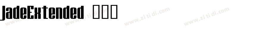 JadeExtended字体转换