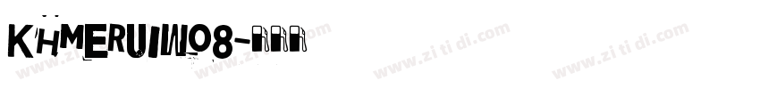 KhmerUIW08字体转换
