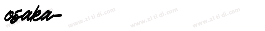 osaka字体转换