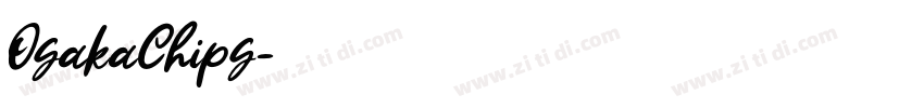 OsakaChips字体转换
