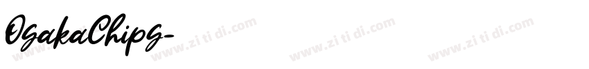 OsakaChips字体转换
